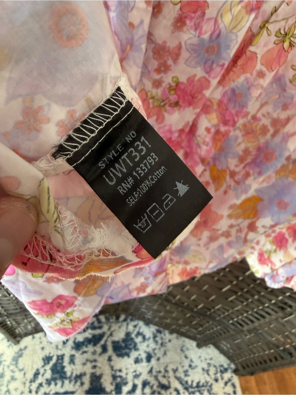 *NEW*Sz L*POL* Pearls Please Floral & Lace Shacket - Picture 4 of 5